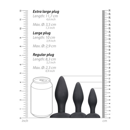 Coffret 3 Plugs Anal Apex