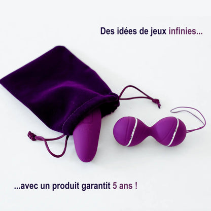 Dalia Boules de geisha télécommandées 3-en-1
