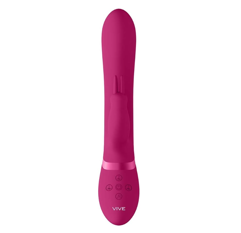 Vibromasseur rabbit à billes stimulantes, Amoris