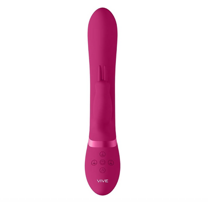 Vibromasseur rabbit à billes stimulantes, Amoris