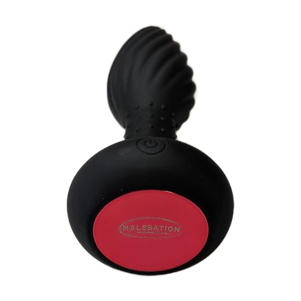 Plug anal vibrant spirale de Malesation