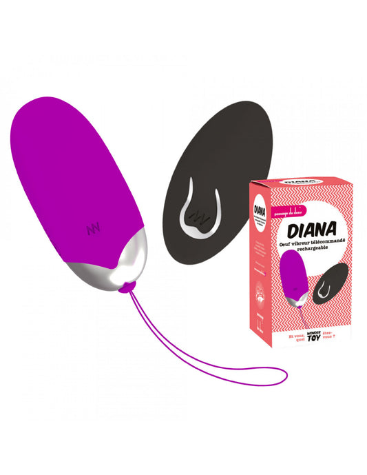 Œuf vibrant télécommandé Diana