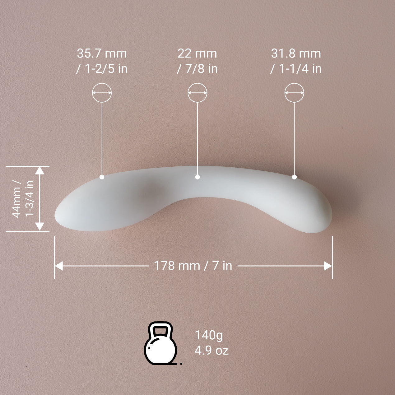 Désirables - Dalia, dildo de luxe en porcelaine