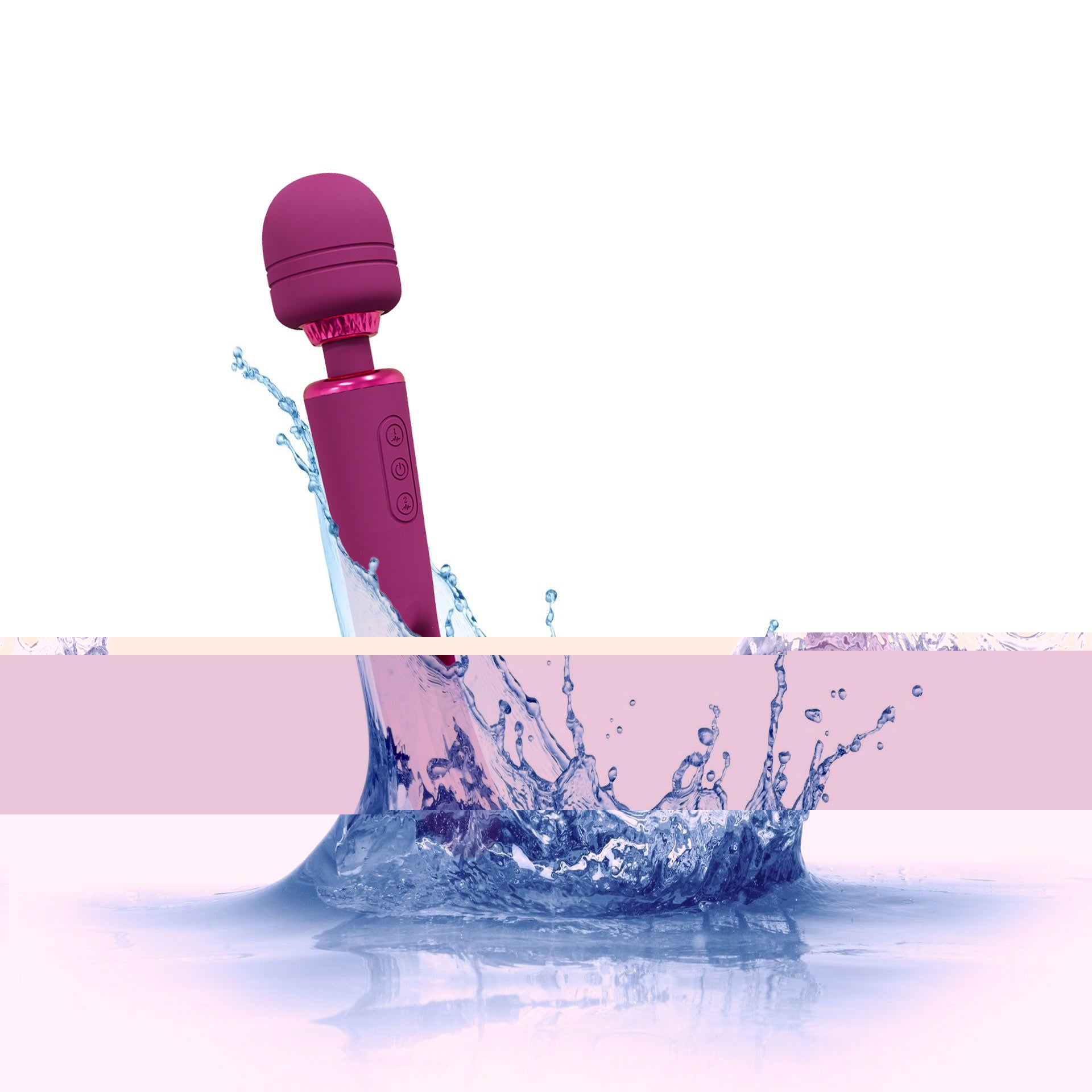 Double wand à tapotement interne point-g Kiku