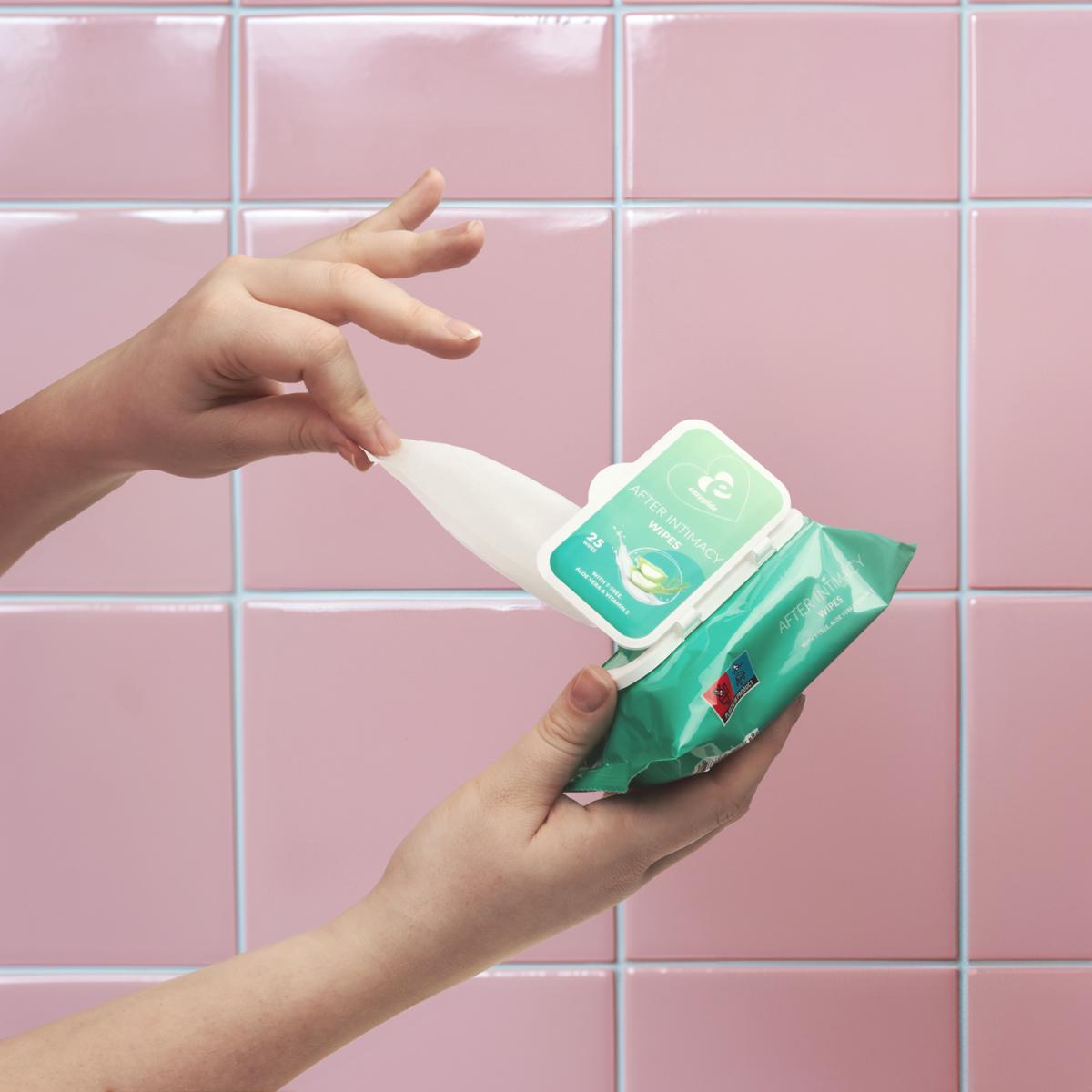 Lingette fraicheur après intimité - 25 lingettes
