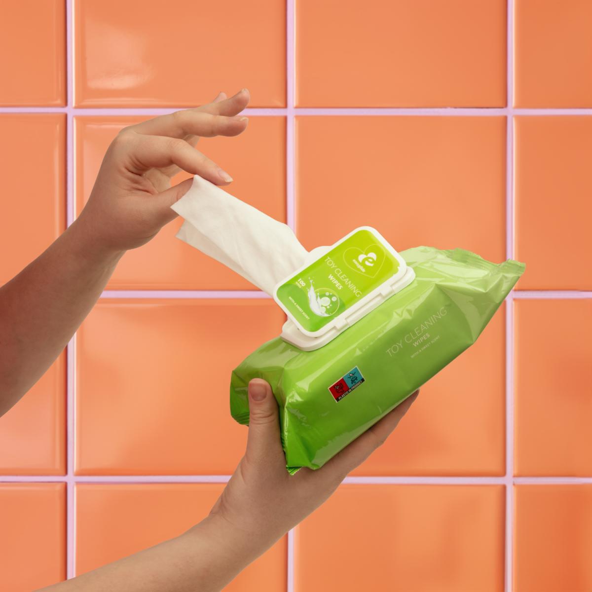 Lingettes nettoyantes pour jouets - 100 pièces