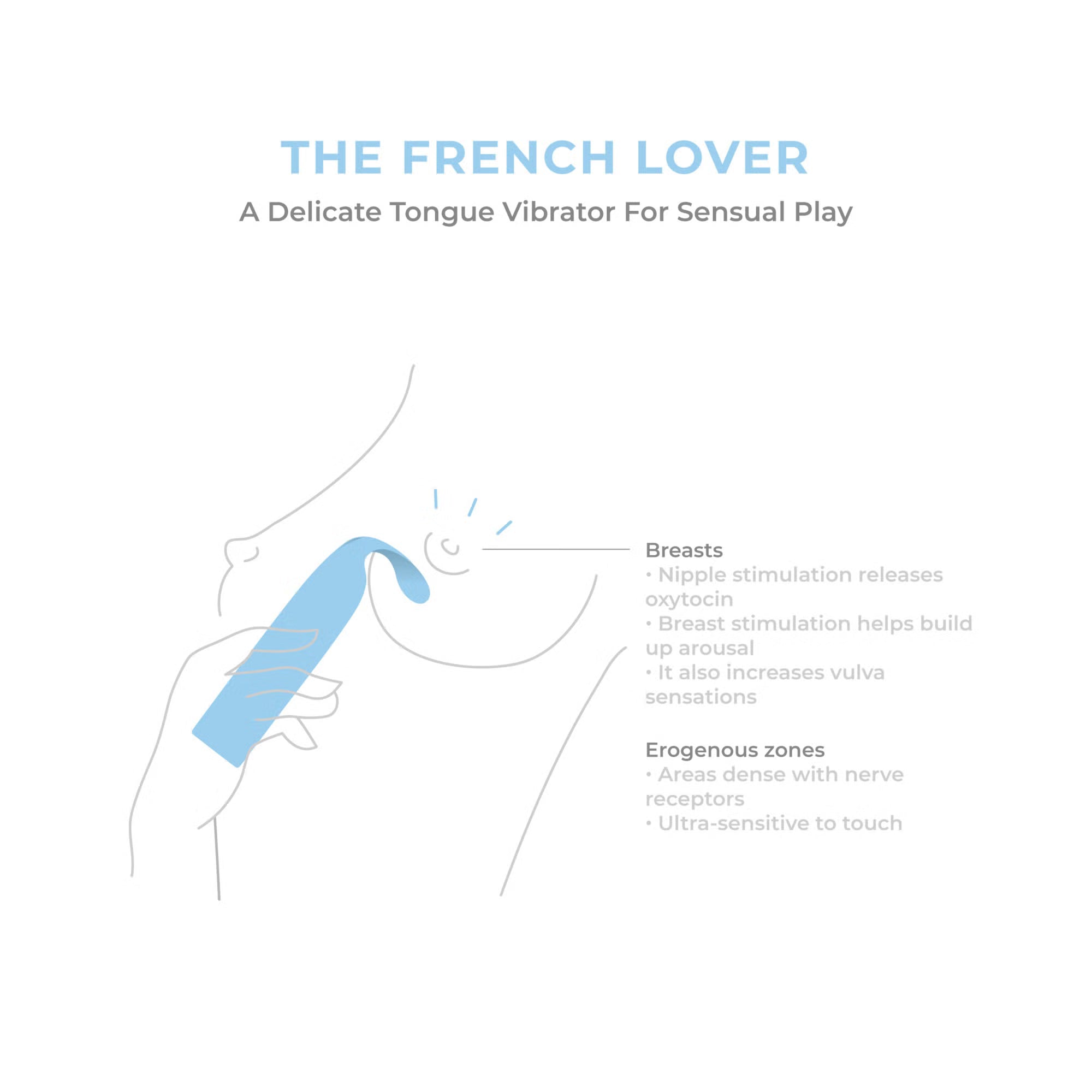 French lover, vibro langue