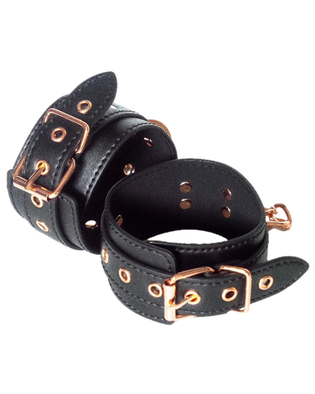 Menottes Poignets similicuir mat de Dorcel