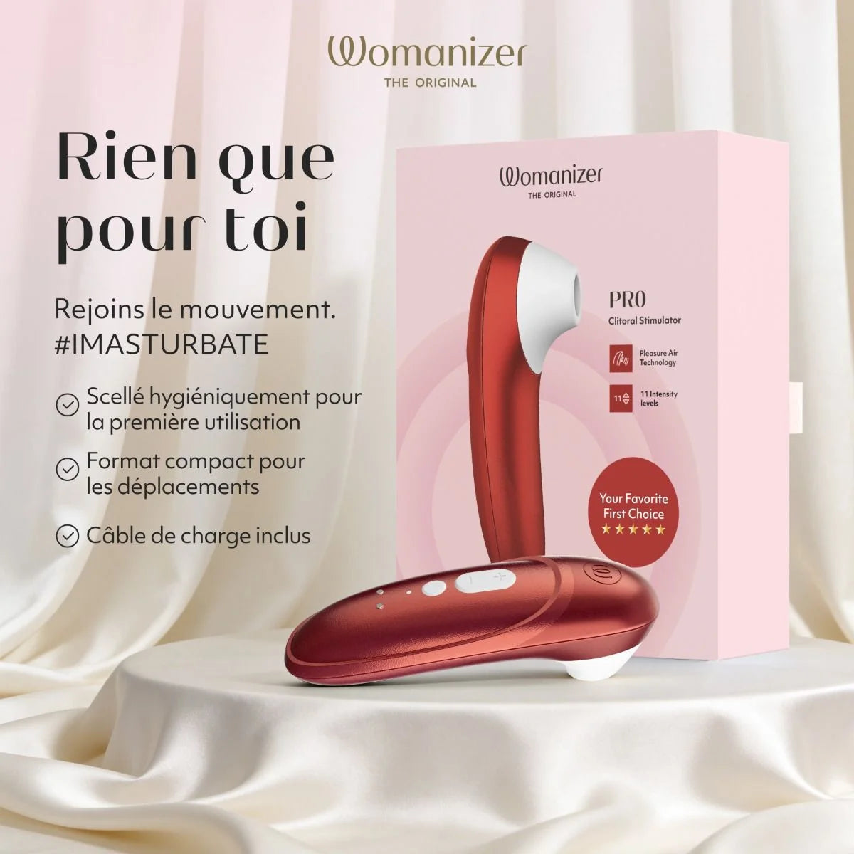 Pleasure Air Pro, le stimulateur clitoridien de Womanizer
