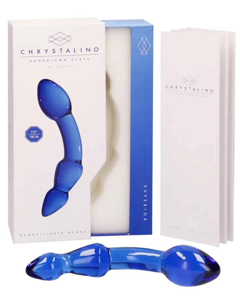 Superior, le gode en verre bleuté