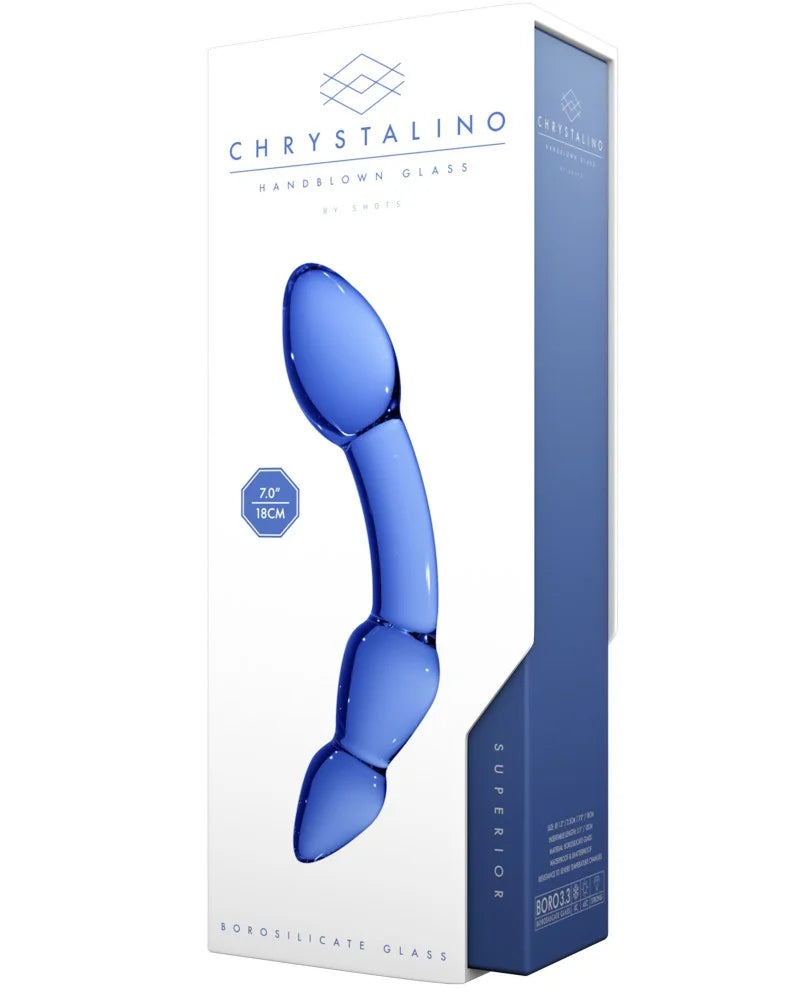 Superior, le gode en verre bleuté