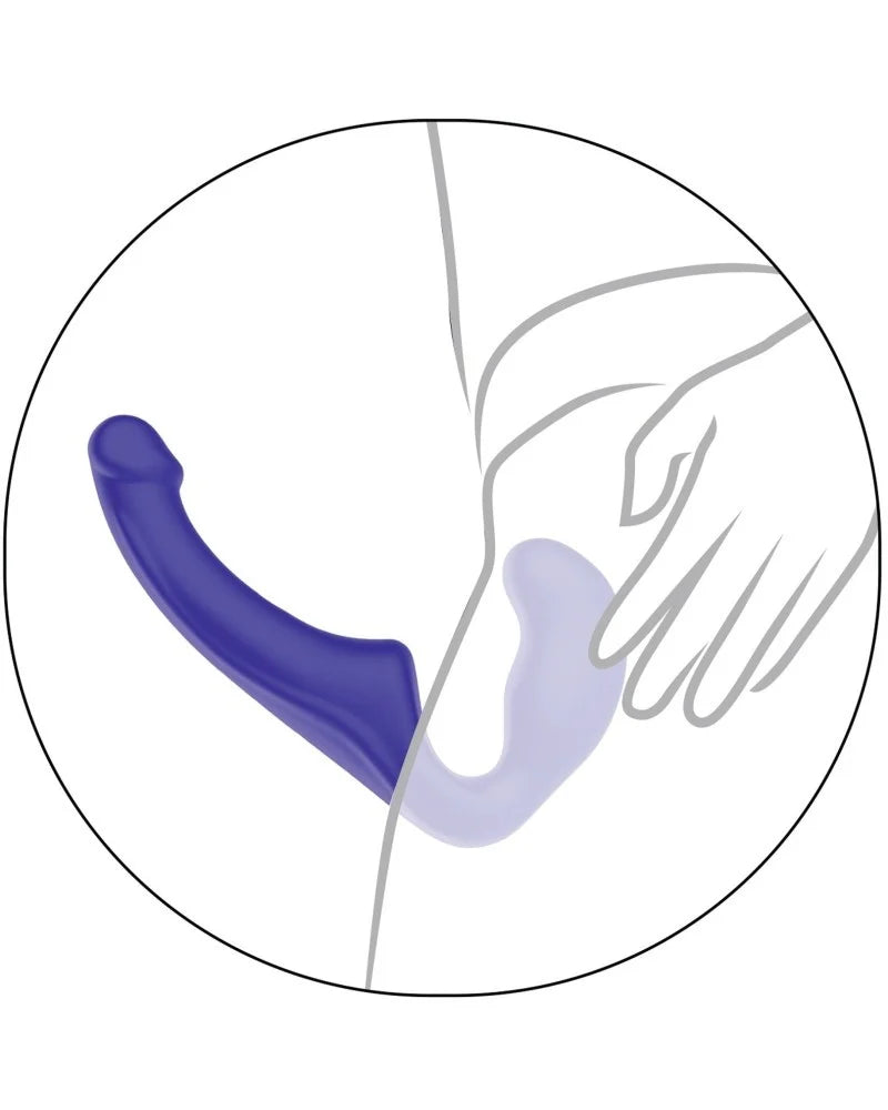 Gode ceinture strapless Bend over boyfriend Get real