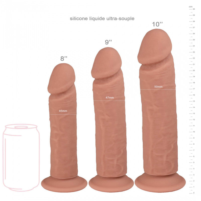 Gode ventouse réaliste 23cm