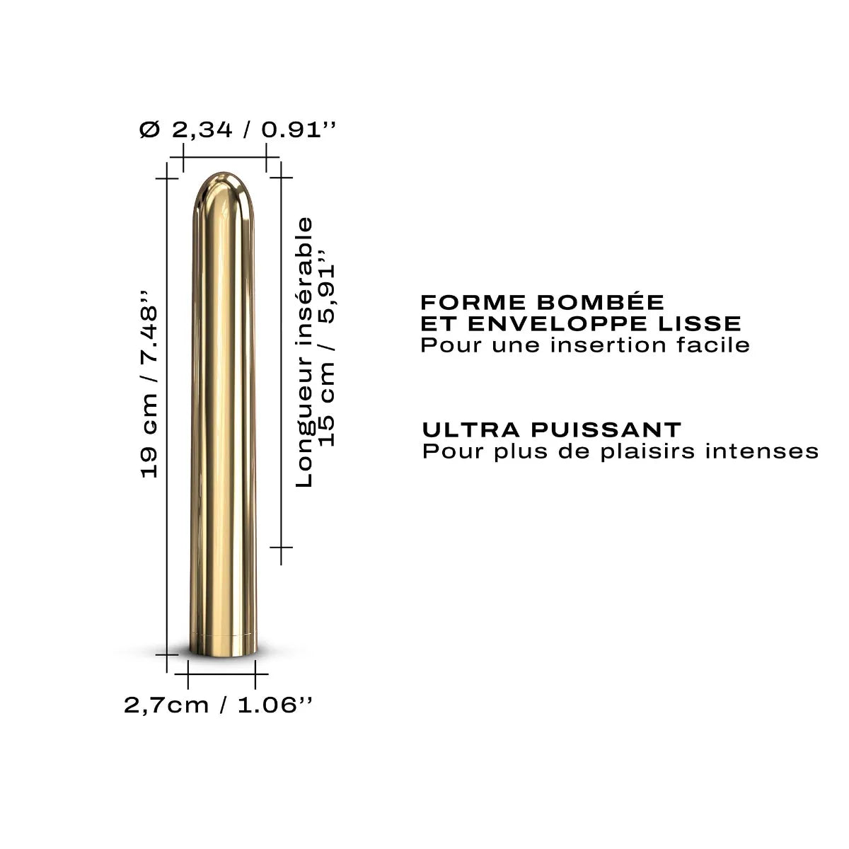 Vibromasseur Golden boy 2.0
