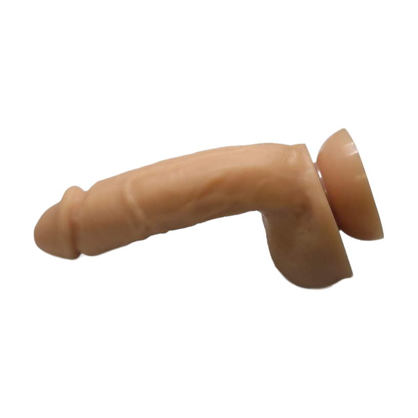 Gode ventouse réaliste en silicone