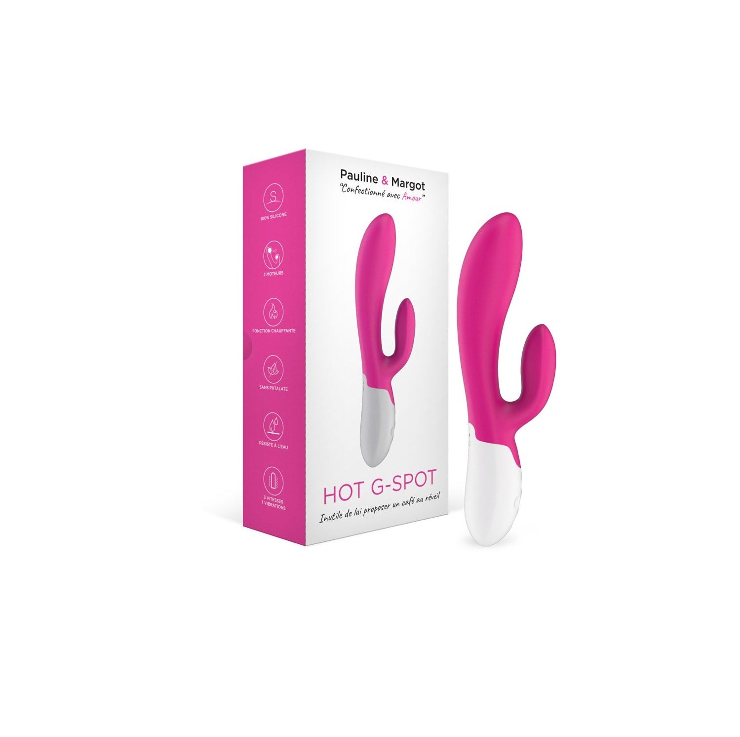 Vibromasseur rabbit chauffant Hot G-Spot