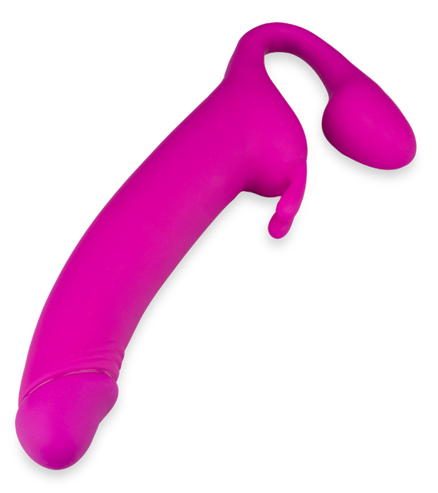 Strap-on vibrant et percuteur Sky