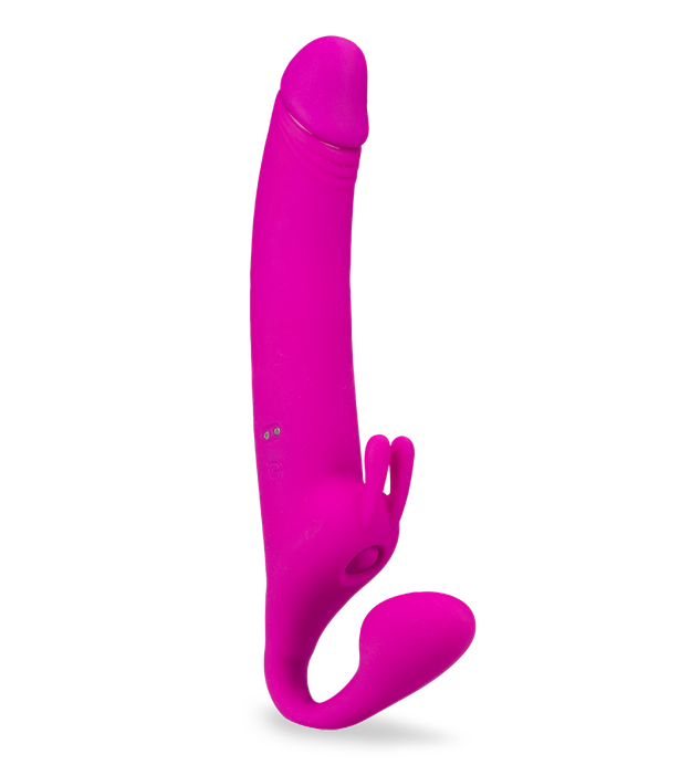 Strap-on vibrant et percuteur Sky