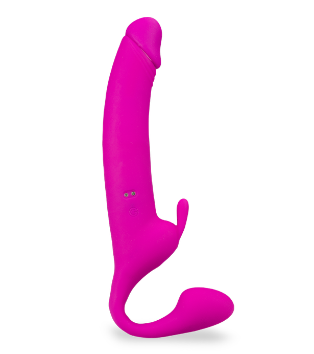 Strap-on vibrant et percuteur Sky