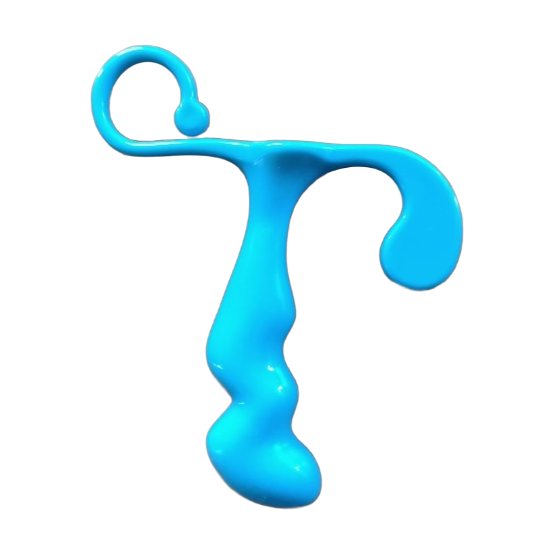 Stimulateur prostatique bleu