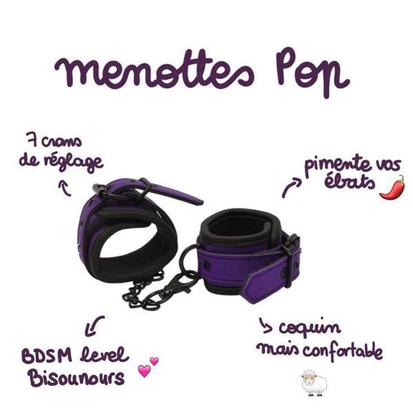 Menottes à paillettes by Pop