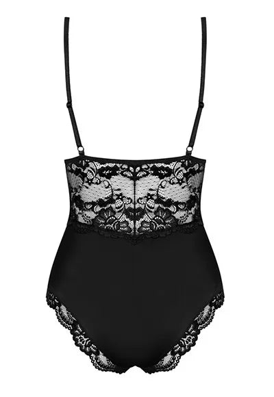 Lace Teddy Black 810, la lingerie de Obsessive