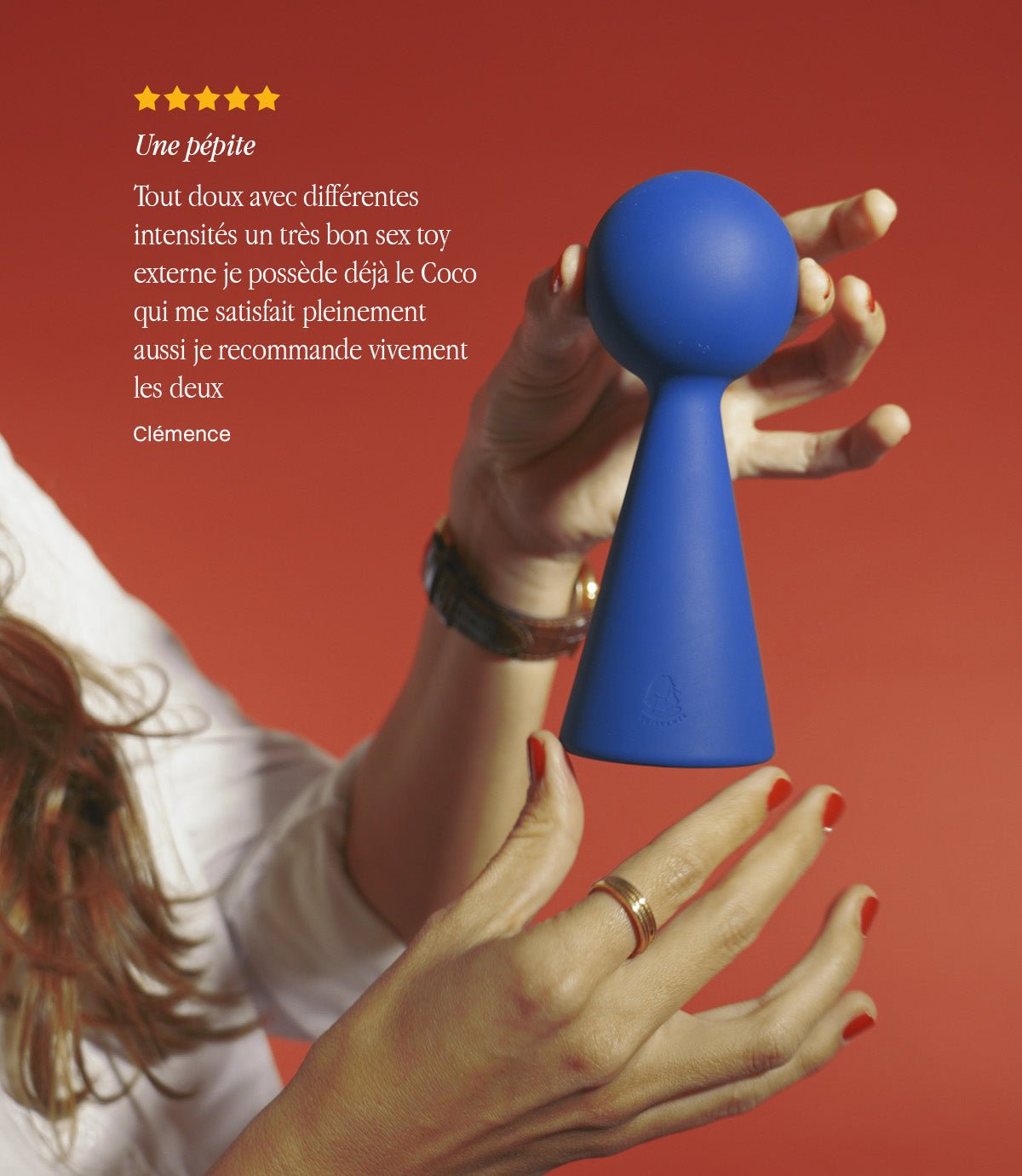 Le Bisou, le vibromasseur magic wand de Puissante