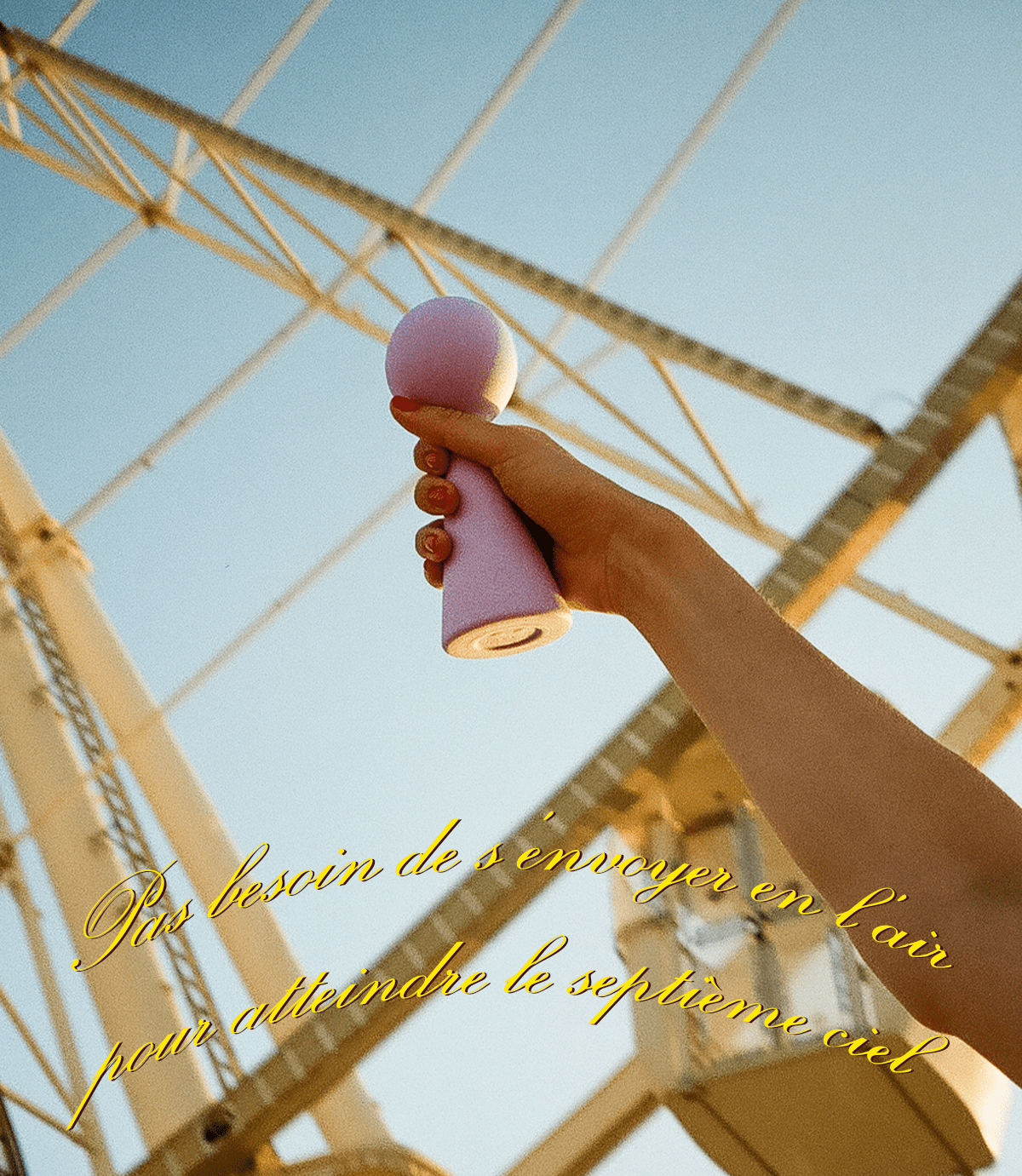 Le Bisou, le vibromasseur magic wand de Puissante