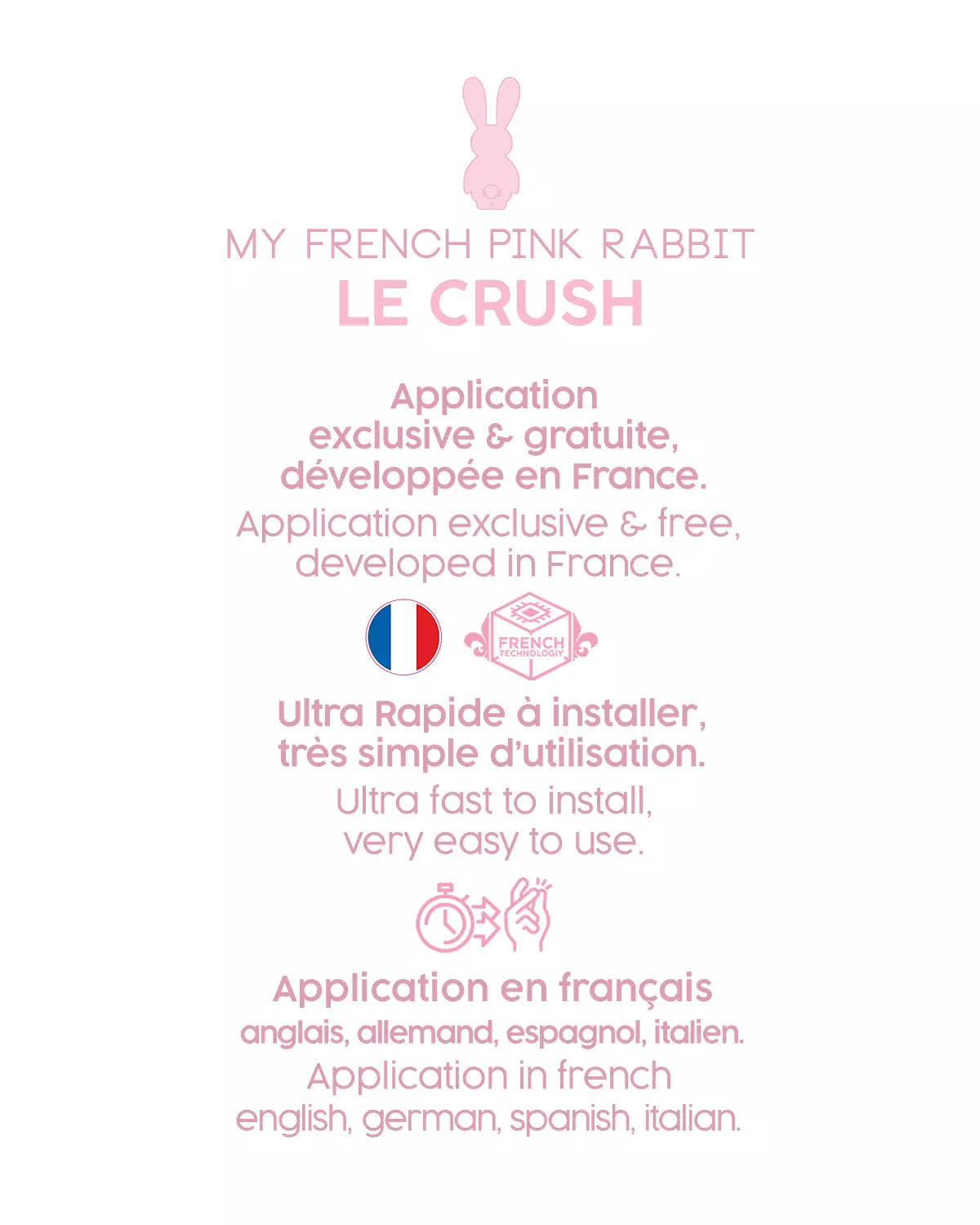 Le Crush, œuf vibrant connecté avec application