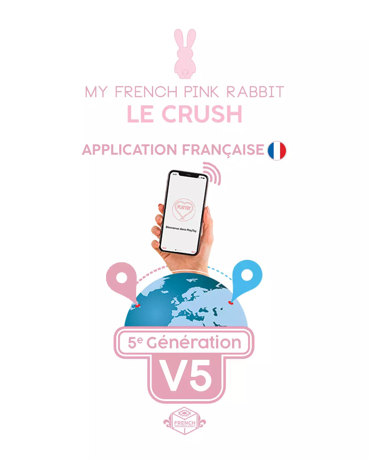 Le Crush, œuf vibrant connecté avec application