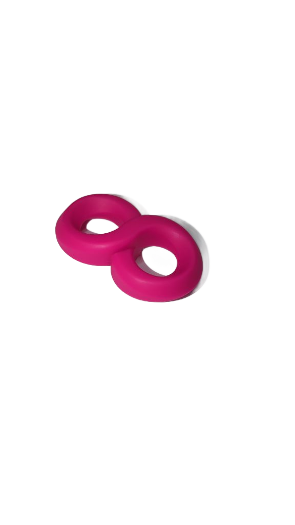 Double cockring en silicone doux