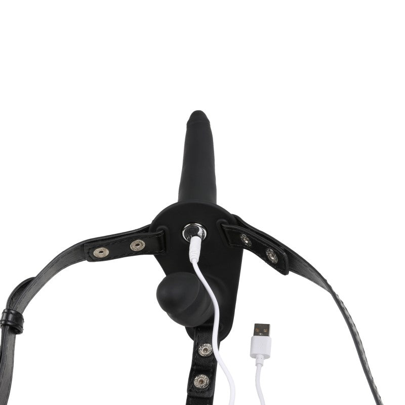 Double Gode ceinture vibrant entrant/sortant Bullet