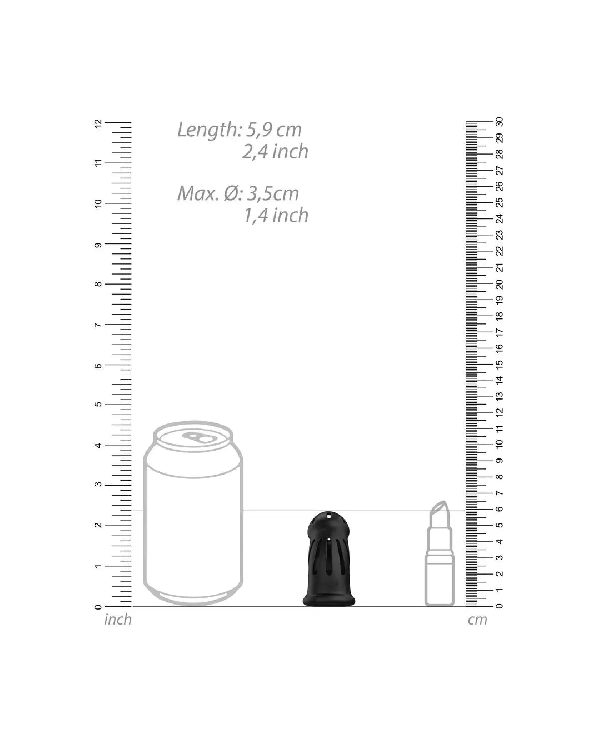 Cage à pénis en silicone, le modèle 27