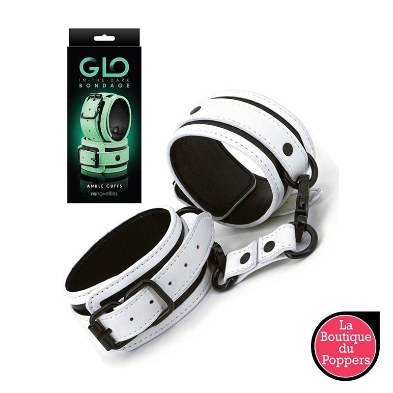 Menottes pour chevilles phosphorescentes GLO