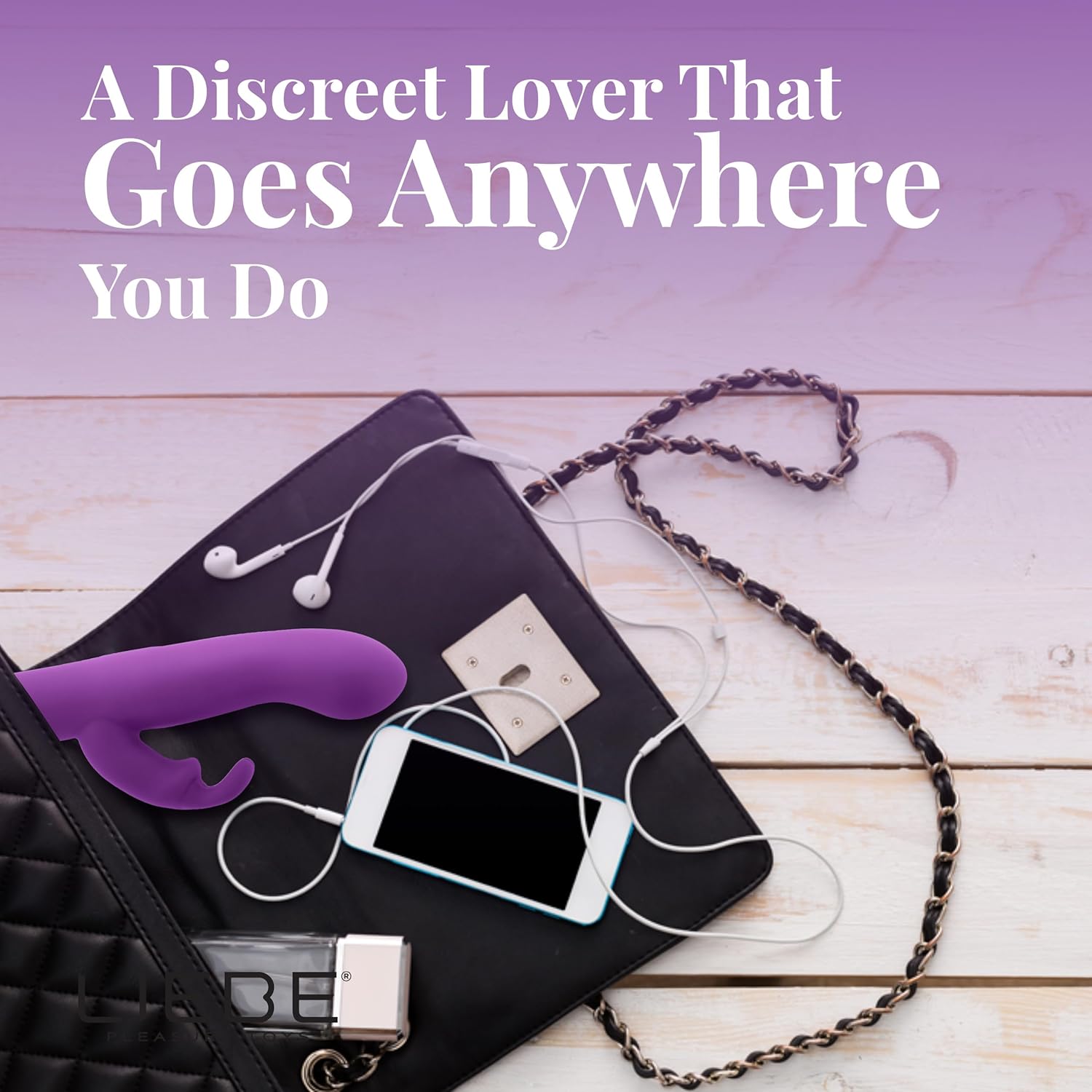 Vibromasseur Rabbit rechargeable violet