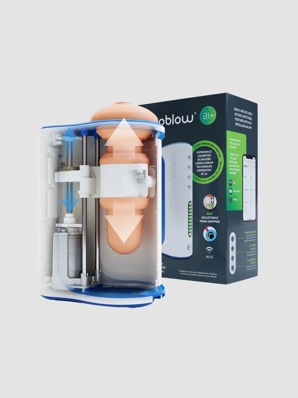 Autoblow AI+, Masturbateur automatique - Sans gaine