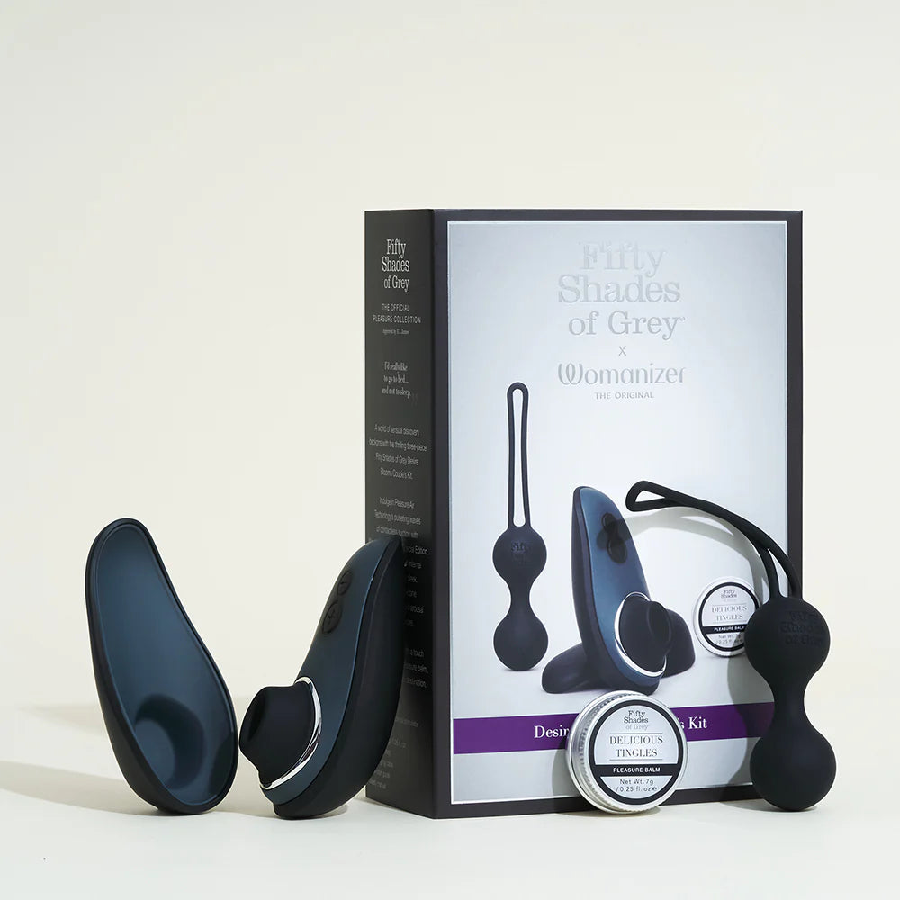 Desire bloom, pack pour couple par Womanizer et Fifty Shades of grey