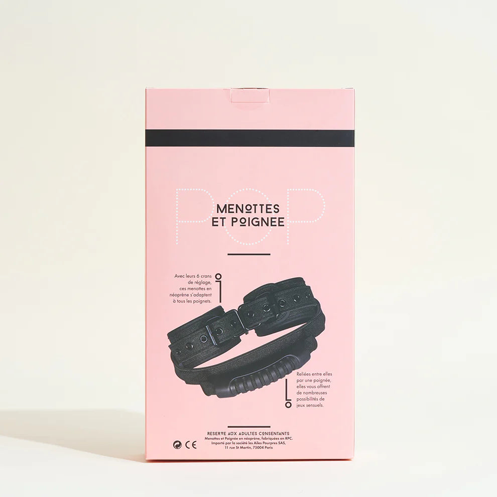 Menottes brillantes avec poignée