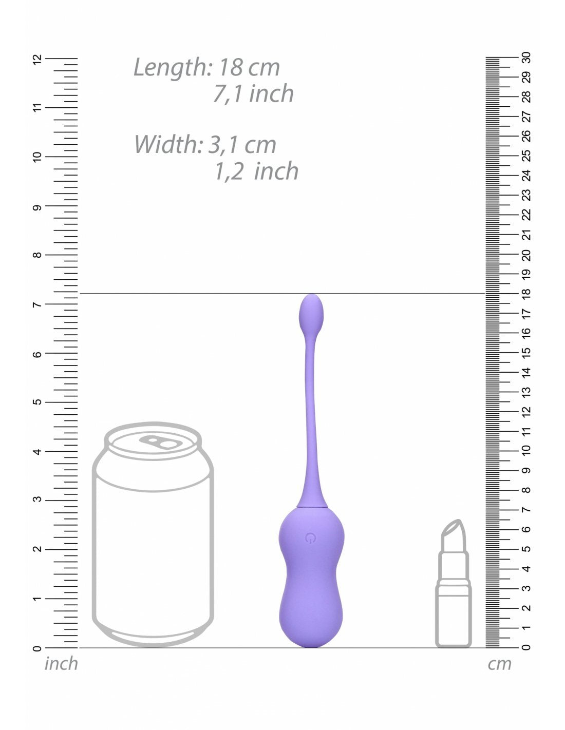 Oeuf vibrant avec télécommande de Loveline