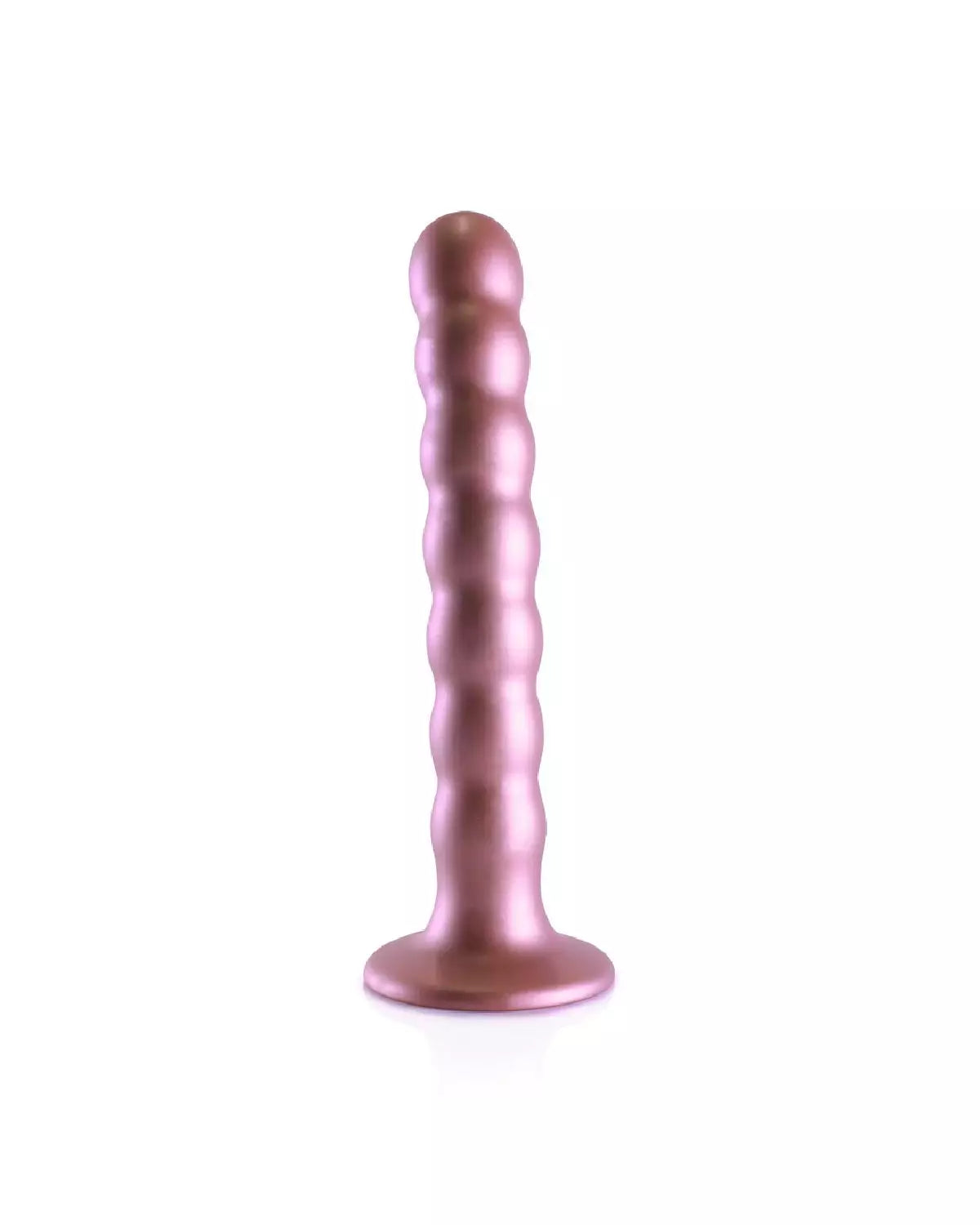 Beaded silicone G-Spot dildo de Ouch!