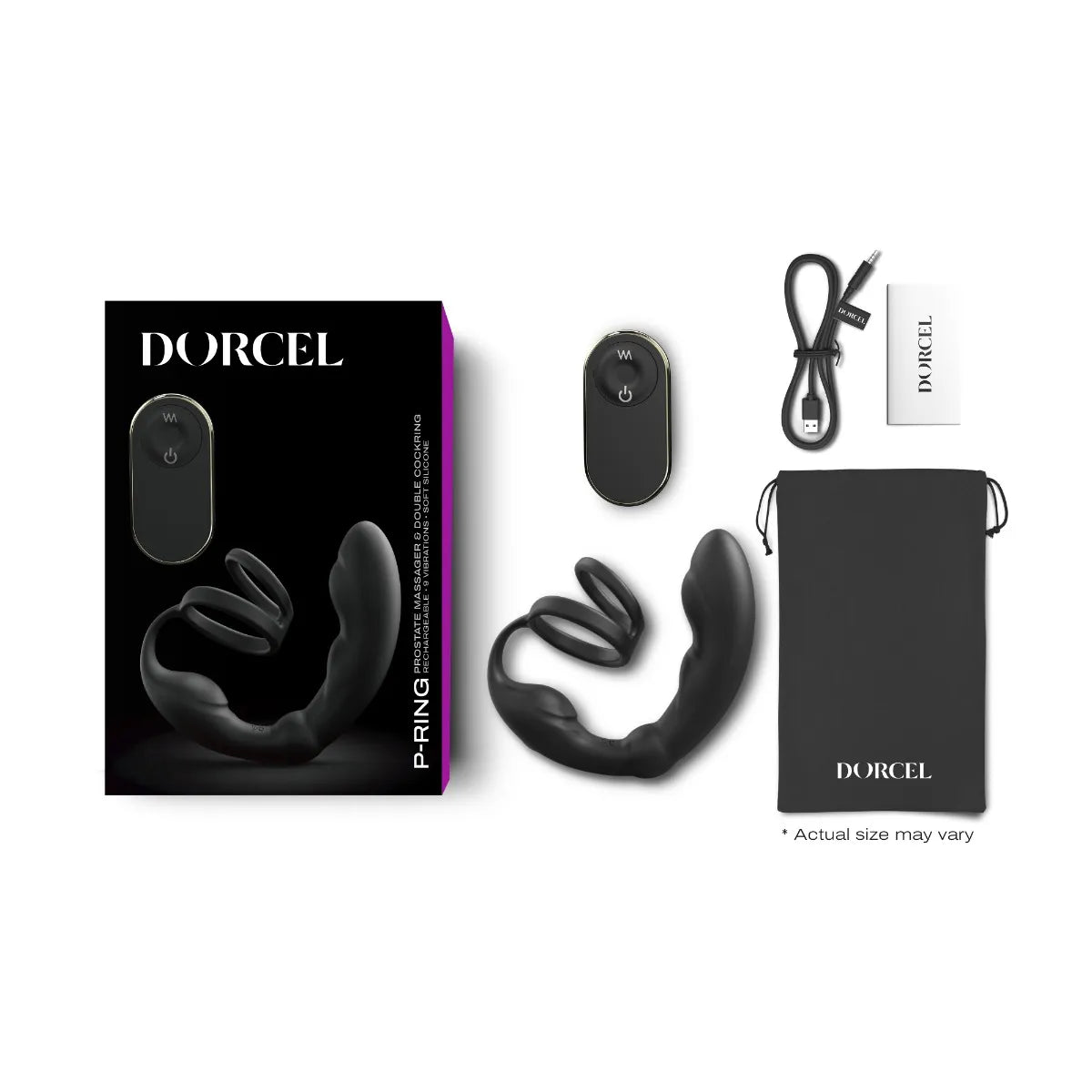 P-ring, cockring et stimulateur prostatique vibrant