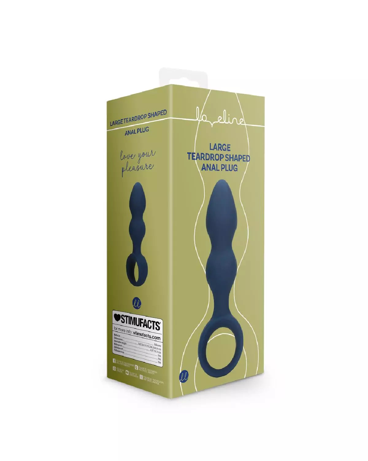 Teardrop Shaped, le plug anal silicone