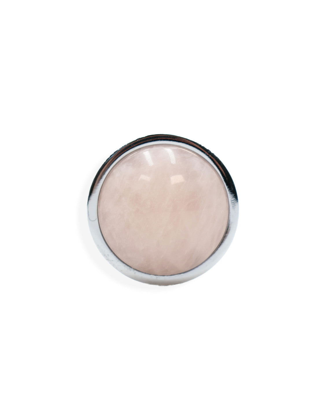 Plug Steel avec pierre de Quartz rose