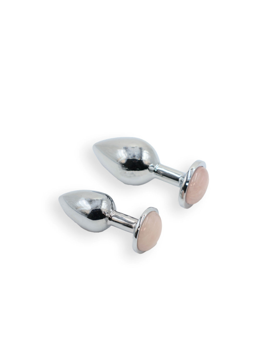 Plug Steel avec pierre de Quartz rose