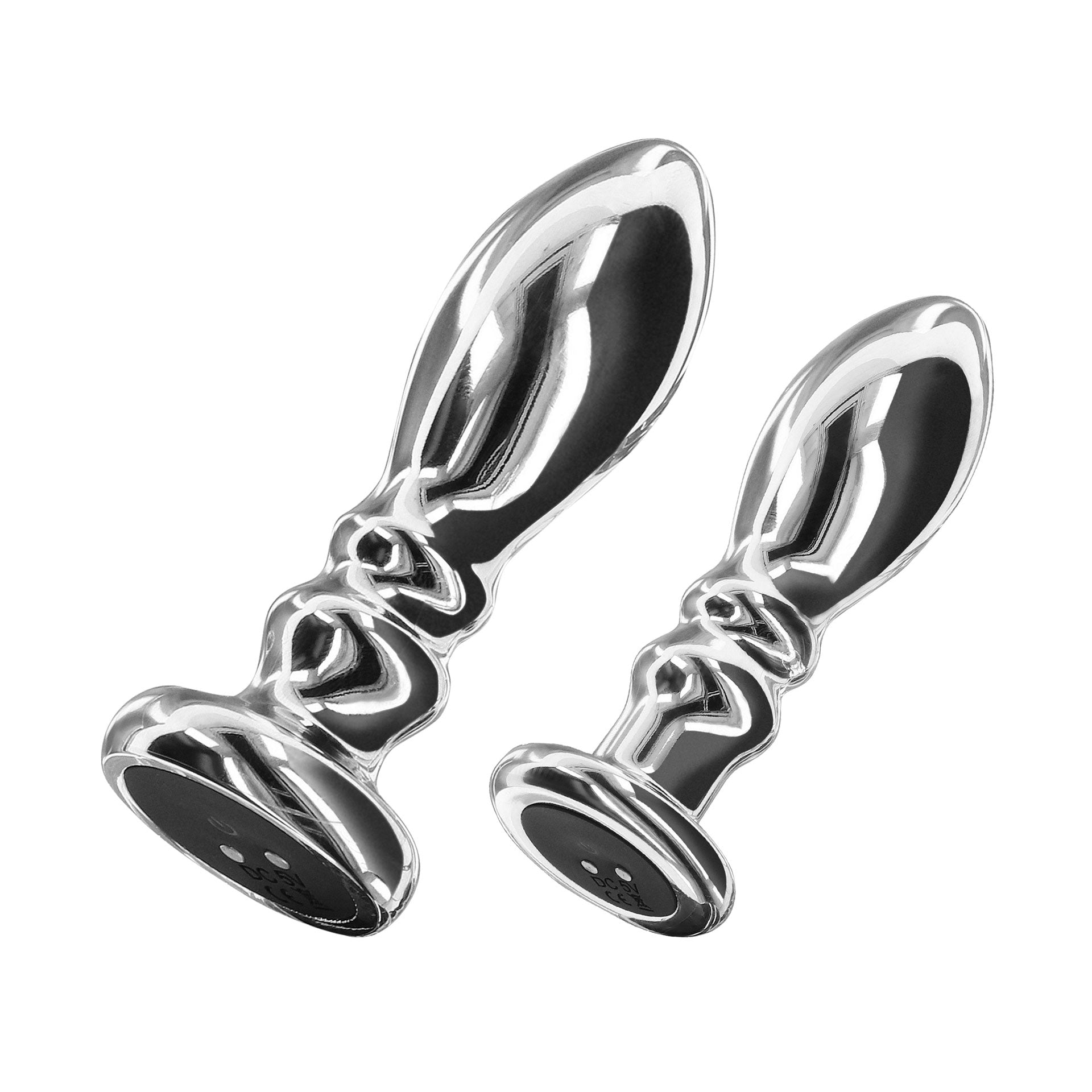 Buttplug vibrant en acier inox The Slider de Buttocks