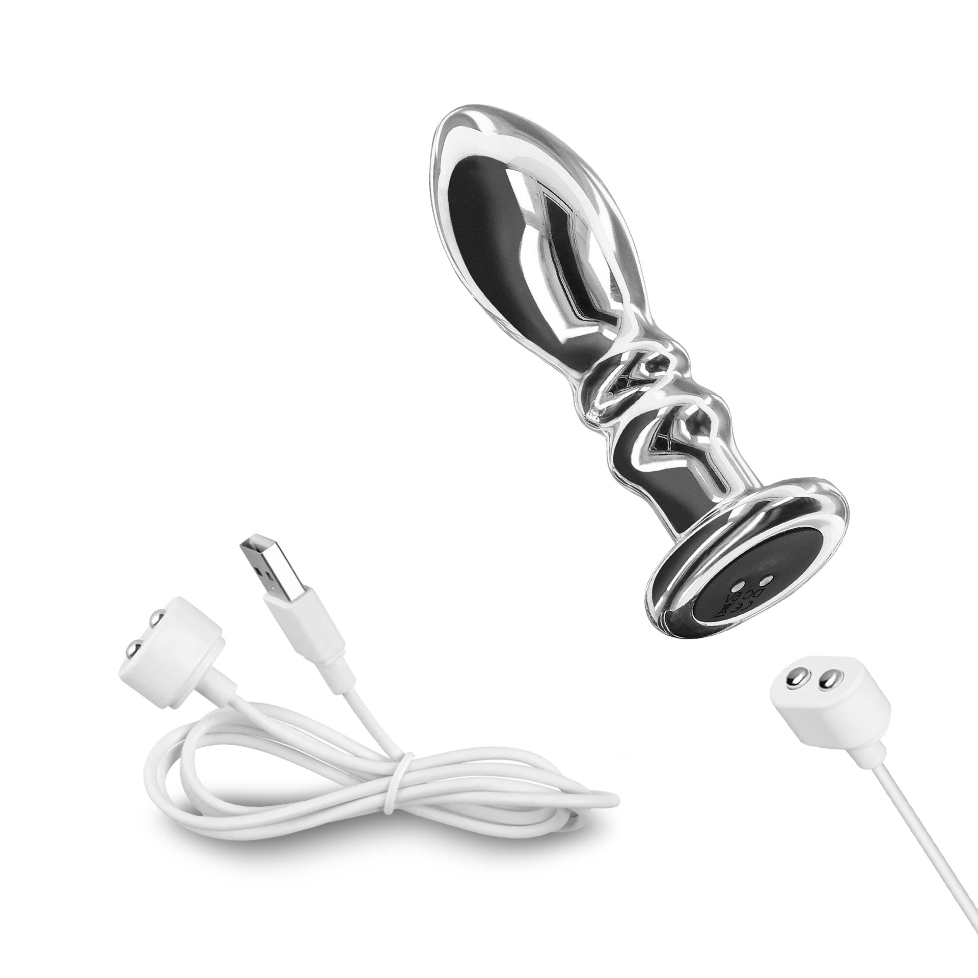 Buttplug vibrant en acier inox The Slider de Buttocks