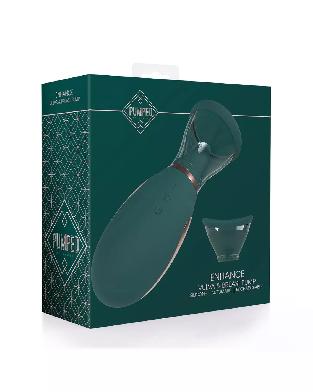 Enhance, pompe pour vulve et seins