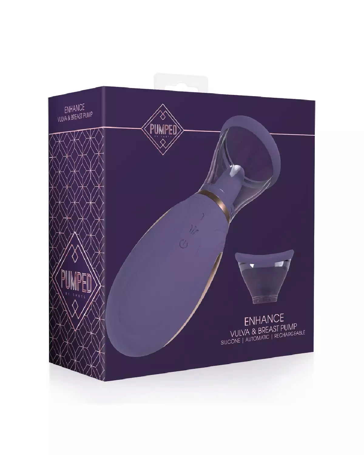 Enhance, pompe pour vulve et seins