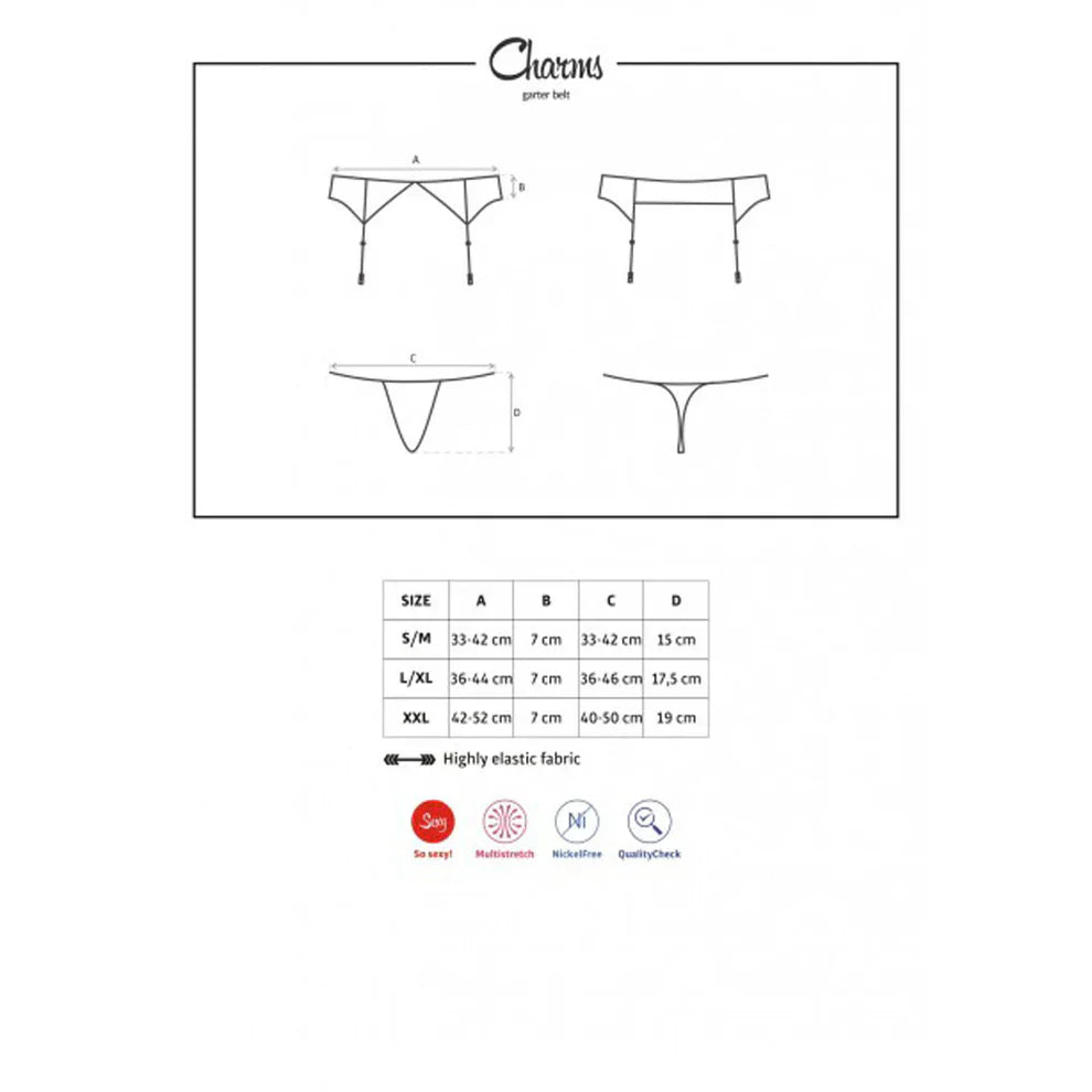 Porte-jarretelles Charms