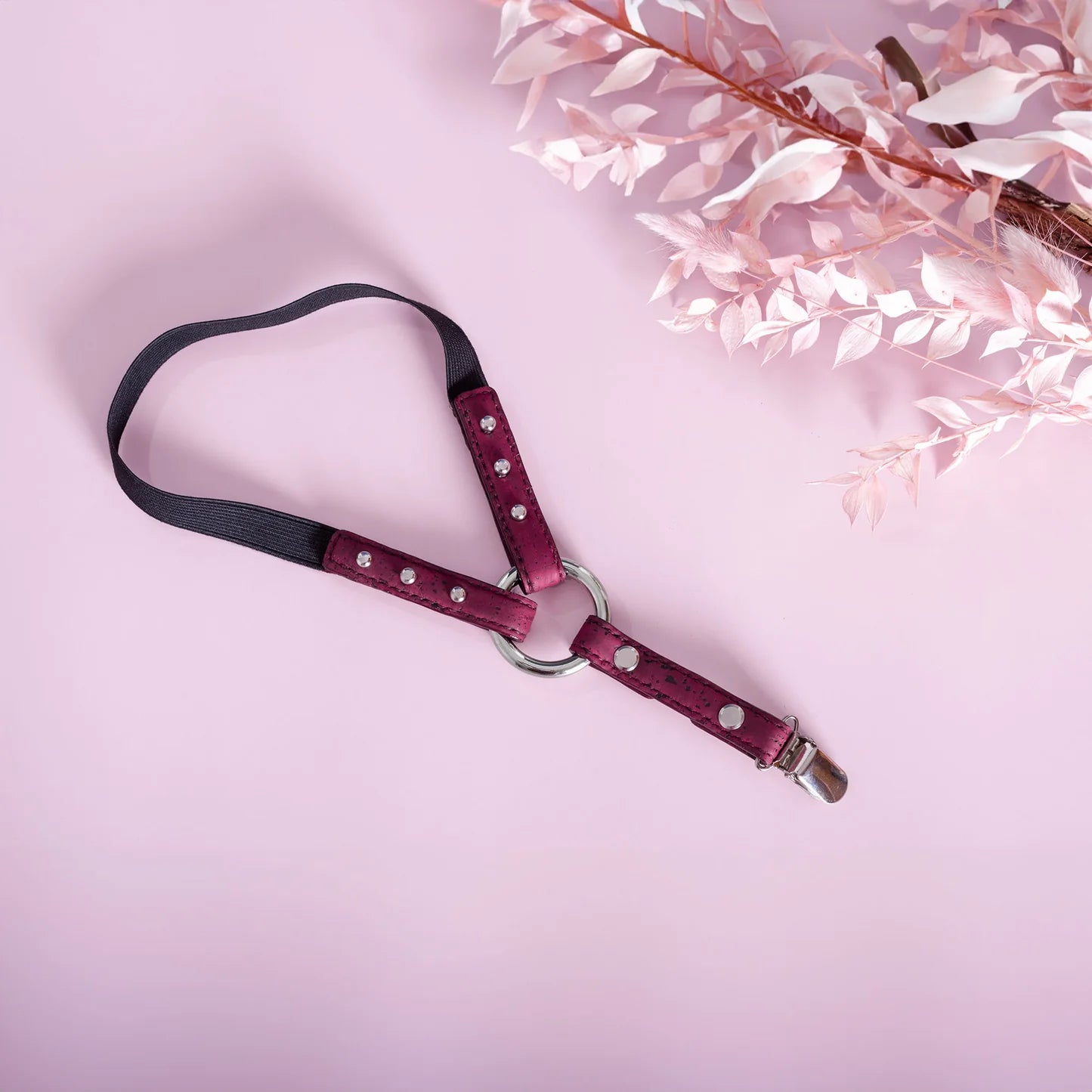 Porte jarretelles en cuir vegan de Goliate